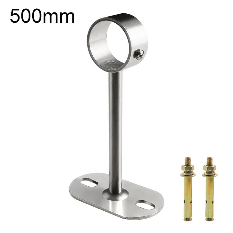 Adatto a tubi tondi da 32 mm. Staffa di montaggio a flangia in acciaio inox per asta stendibiancheria., 100mm, 150mm, 200mm, 250mm, 300mm, 350mm, 400mm, 500mm