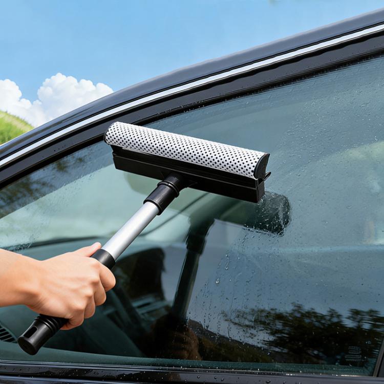 Spazzola 2 in 1 per pulizia auto con tergicristallo staccabile