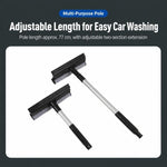 Spazzole per la pulizia dell'auto 2 in 1, tergicristallo staccabili, Standard, Upgraded