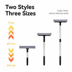 Spazzole per la pulizia dell'auto 2 in 1, tergicristallo staccabili, Standard, Upgraded