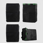 Borsa portaoggetti per auto, gancio per sedile posteriore, cestino della spazzatura, Black Green, Black, Black Green + Trash Bags, Black + Trash Bags, Black Green + Tissue Bag