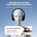 Auricolari Bluetooth ZGA TD02 con cancellazione attiva del rumore e cancellazione attiva del rumore (ANC) sovraurali.