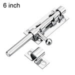 Serratura a scrocco scorrevole con maniglia a sfera in acciaio inox 201 con foro per serratura, 4 inch, 5 inch, 6 inch, 8 inch, 10 inch, 12 inch, 14 inch, 16 inch, 18 inch, 20 inch 12 Core, 20 inch 14 Core, 24 inch, 32 inch