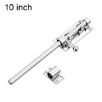 Serratura a scrocco scorrevole con maniglia a sfera in acciaio inox 201 con foro per serratura, 4 inch, 5 inch, 6 inch, 8 inch, 10 inch, 12 inch, 14 inch, 16 inch, 18 inch, 20 inch 12 Core, 20 inch 14 Core, 24 inch, 32 inch