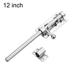 Serratura a scrocco scorrevole con maniglia a sfera in acciaio inox 201 con foro per serratura, 4 inch, 5 inch, 6 inch, 8 inch, 10 inch, 12 inch, 14 inch, 16 inch, 18 inch, 20 inch 12 Core, 20 inch 14 Core, 24 inch, 32 inch