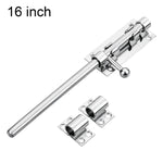 Serratura a scrocco scorrevole con maniglia a sfera in acciaio inox 201 con foro per serratura, 4 inch, 5 inch, 6 inch, 8 inch, 10 inch, 12 inch, 14 inch, 16 inch, 18 inch, 20 inch 12 Core, 20 inch 14 Core, 24 inch, 32 inch