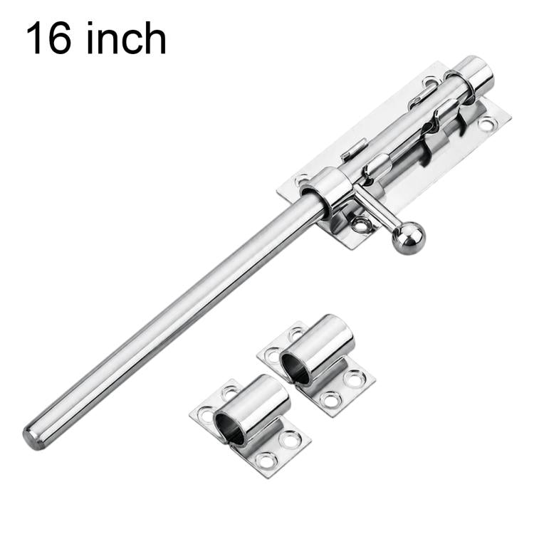 Serratura a scrocco scorrevole con maniglia a sfera in acciaio inox 201 con foro per serratura, 4 inch, 5 inch, 6 inch, 8 inch, 10 inch, 12 inch, 14 inch, 16 inch, 18 inch, 20 inch 12 Core, 20 inch 14 Core, 24 inch, 32 inch