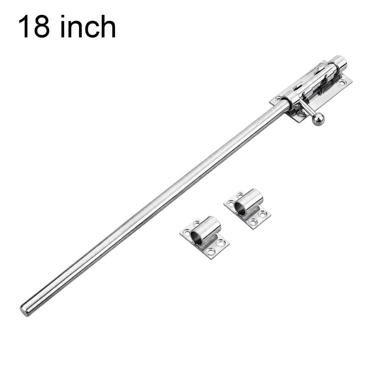Serratura a scrocco scorrevole con maniglia a sfera in acciaio inox 201 con foro per serratura, 4 inch, 5 inch, 6 inch, 8 inch, 10 inch, 12 inch, 14 inch, 16 inch, 18 inch, 20 inch 12 Core, 20 inch 14 Core, 24 inch, 32 inch