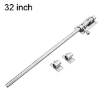 Serratura a scrocco scorrevole con maniglia a sfera in acciaio inox 201 con foro per serratura, 4 inch, 5 inch, 6 inch, 8 inch, 10 inch, 12 inch, 14 inch, 16 inch, 18 inch, 20 inch 12 Core, 20 inch 14 Core, 24 inch, 32 inch