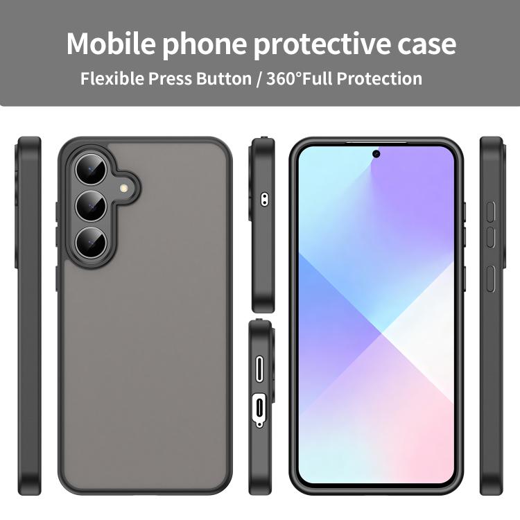 Custodia per telefono Fanying Series in PC ibrido TPU traslucido satinato, For Galaxy S25 FE 5G, For Galaxy S25+ 5G