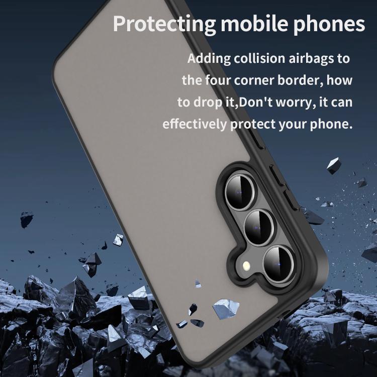 Custodia per telefono Fanying Series in PC ibrido TPU traslucido satinato, For Galaxy S25 FE 5G, For Galaxy S25+ 5G