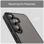 Custodia per telefono Fanying Series in PC ibrido TPU traslucido satinato, For Galaxy S25 FE 5G, For Galaxy S25+ 5G