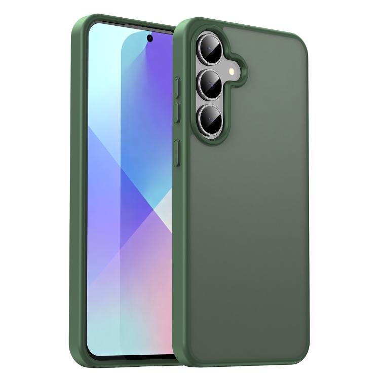 Custodia per telefono Fanying Series in PC ibrido TPU traslucido satinato, For Galaxy S25 FE 5G, For Galaxy S25+ 5G