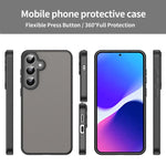 Custodia per telefono Fanying Series in PC ibrido TPU traslucido satinato, For Galaxy S24+ 5G