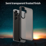 Custodia per telefono Fanying Series in PC ibrido TPU traslucido satinato, For Galaxy S24+ 5G