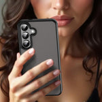 Custodia per telefono Fanying Series in PC ibrido TPU traslucido satinato, For Galaxy S24+ 5G