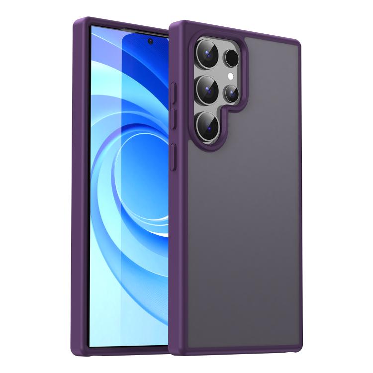 Custodia per telefono Fanying Series in PC ibrido TPU traslucido satinato, For Galaxy S25 Ultra 5G, For Galaxy S24 Ultra 5G