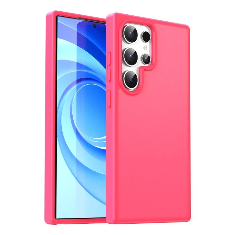 Custodia per telefono Fanying Series in PC ibrido TPU traslucido satinato, For Galaxy S25 Ultra 5G, For Galaxy S24 Ultra 5G