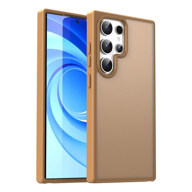 Custodia per telefono Fanying Series in PC ibrido TPU traslucido satinato, For Galaxy S25 Ultra 5G, For Galaxy S24 Ultra 5G