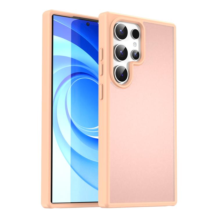 Custodia per telefono Fanying Series in PC ibrido TPU traslucido satinato, For Galaxy S25 Ultra 5G, For Galaxy S24 Ultra 5G