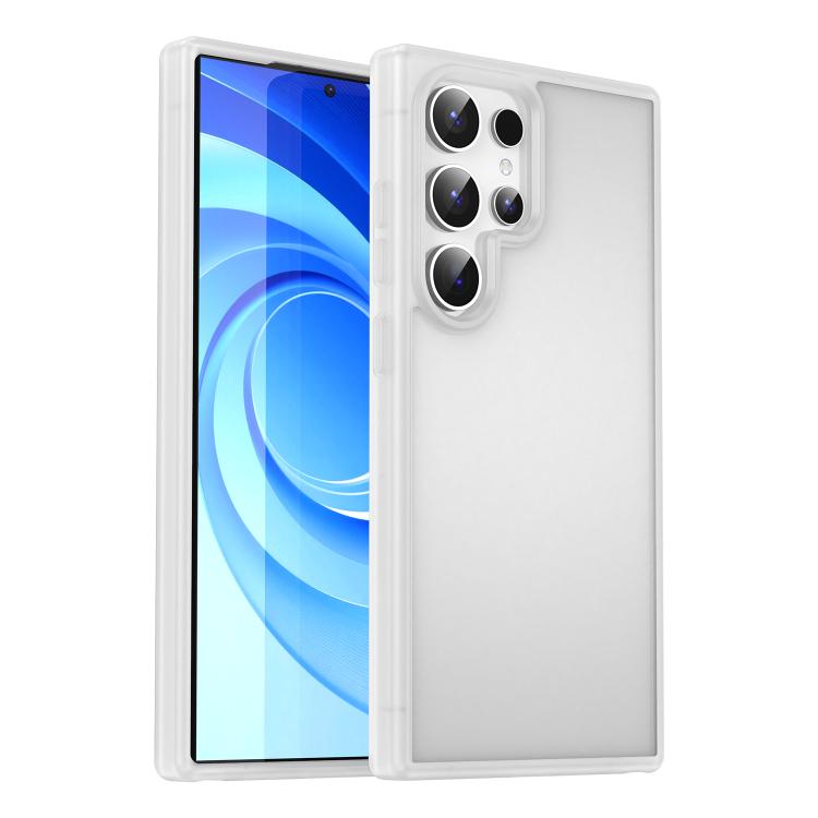Custodia per telefono Fanying Series in PC ibrido TPU traslucido satinato, For Galaxy S25 Ultra 5G, For Galaxy S24 Ultra 5G