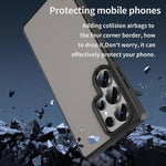 Custodia per telefono Fanying Series in PC ibrido TPU traslucido satinato, For Galaxy S25 Ultra 5G, For Galaxy S24 Ultra 5G