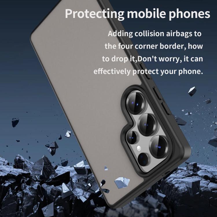 Custodia per telefono Fanying Series in PC ibrido TPU traslucido satinato, For Galaxy S25 Ultra 5G, For Galaxy S24 Ultra 5G