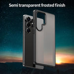 Custodia per telefono Fanying Series in PC ibrido TPU traslucido satinato, For Galaxy S25 Ultra 5G, For Galaxy S24 Ultra 5G