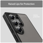 Custodia per telefono Fanying Series in PC ibrido TPU traslucido satinato, For Galaxy S25 Ultra 5G, For Galaxy S24 Ultra 5G