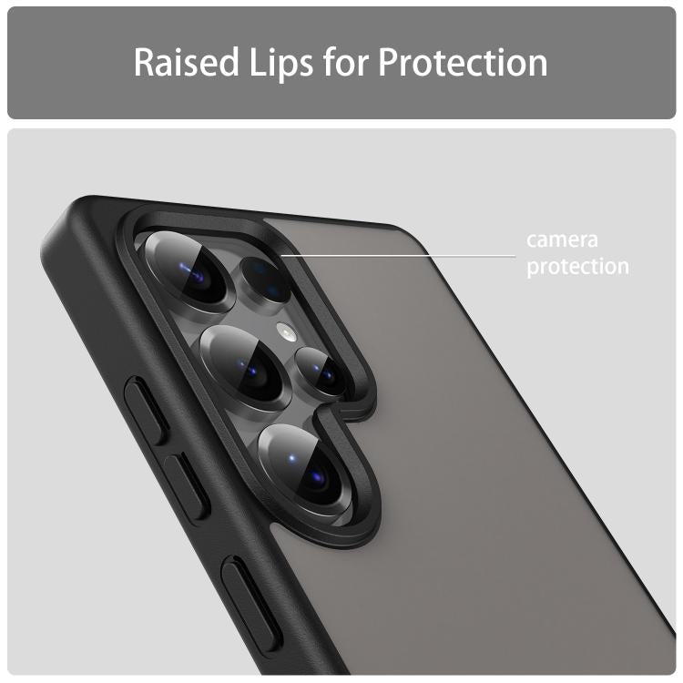 Custodia per telefono Fanying Series in PC ibrido TPU traslucido satinato, For Galaxy S25 Ultra 5G, For Galaxy S24 Ultra 5G