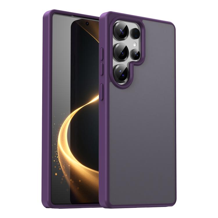 Custodia per telefono Fanying Series in PC ibrido TPU traslucido satinato, For Galaxy S25 Ultra 5G, For Galaxy S24 Ultra 5G