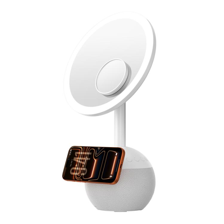 ZGA WX09 Specchio per il trucco magnetico multifunzione 4 in 1 con altoparlante Bluetooth