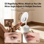 ZGA WX09 Specchio per il trucco magnetico multifunzione 4 in 1 con altoparlante Bluetooth
