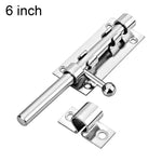 Serratura a scrocco scorrevole con maniglia a sfera in acciaio inox 304 e foro per serratura., 4 inch, 5 inch, 6 inch, 8 inch, 10 inch, 12 inch, 14 inch, 16 inch, 18 inch, 20 inch 12 Core, 20 inch 14 Core, 24 inch, 32 inch