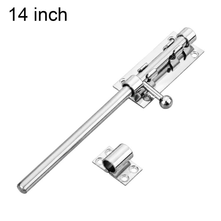Serratura a scrocco scorrevole con maniglia a sfera in acciaio inox 304 e foro per serratura., 4 inch, 5 inch, 6 inch, 8 inch, 10 inch, 12 inch, 14 inch, 16 inch, 18 inch, 20 inch 12 Core, 20 inch 14 Core, 24 inch, 32 inch