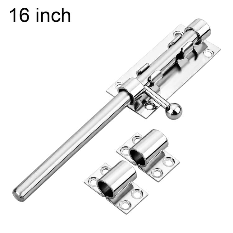 Serratura a scrocco scorrevole con maniglia a sfera in acciaio inox 304 e foro per serratura., 4 inch, 5 inch, 6 inch, 8 inch, 10 inch, 12 inch, 14 inch, 16 inch, 18 inch, 20 inch 12 Core, 20 inch 14 Core, 24 inch, 32 inch