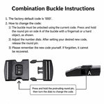 Borsa porta casco da moto di grande capacità, antifurto., Combination Lock