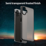 Custodia per telefono Fanying Series in PC ibrido TPU traslucido satinato, For Galaxy A06 4G, For Galaxy A35 5G
