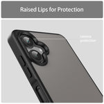 Custodia per telefono Fanying Series in PC ibrido TPU traslucido satinato, For Galaxy A06 4G, For Galaxy A35 5G