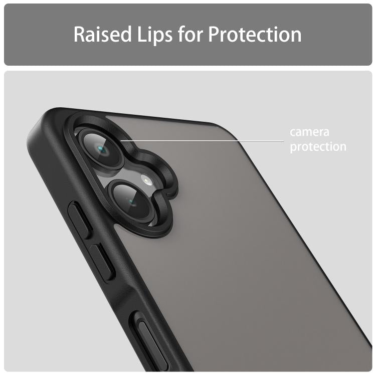 Custodia per telefono Fanying Series in PC ibrido TPU traslucido satinato, For Galaxy A06 4G, For Galaxy A35 5G