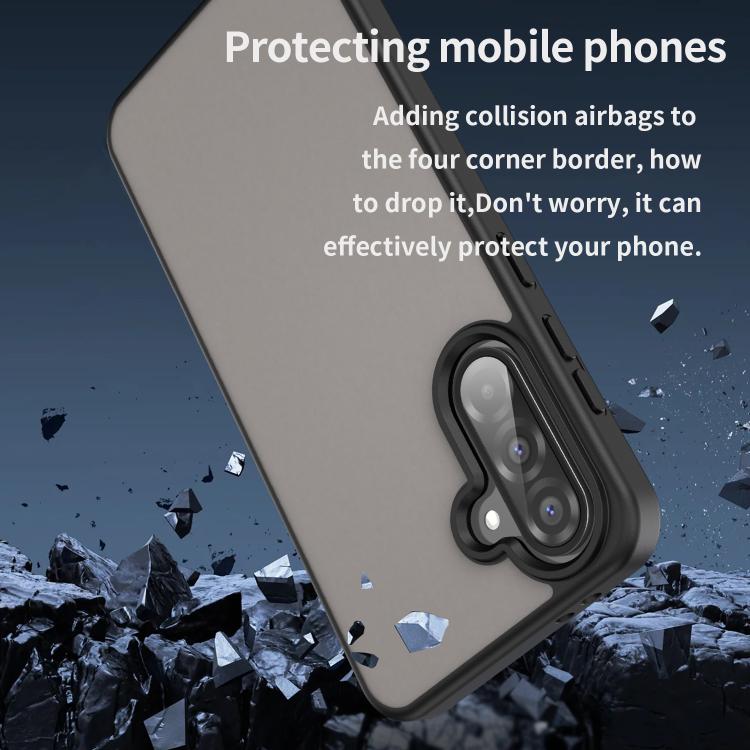 Custodia per telefono Fanying Series in PC ibrido TPU traslucido satinato, For Galaxy A56 5G, For Galaxy A36 5G