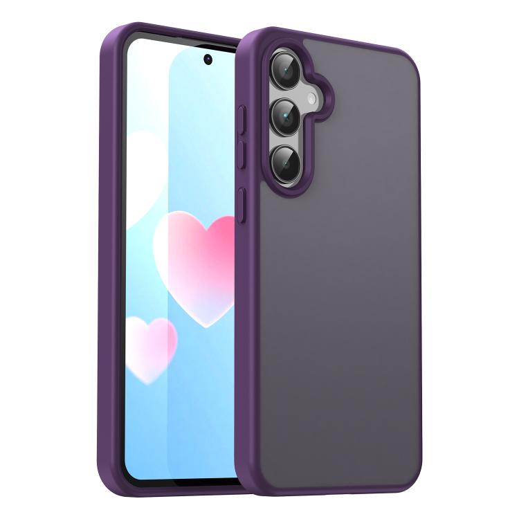 Custodia per telefono Fanying Series in PC ibrido TPU traslucido satinato, For Galaxy A06 4G, For Galaxy A35 5G