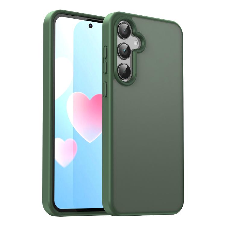 Custodia per telefono Fanying Series in PC ibrido TPU traslucido satinato, For Galaxy A06 4G, For Galaxy A35 5G