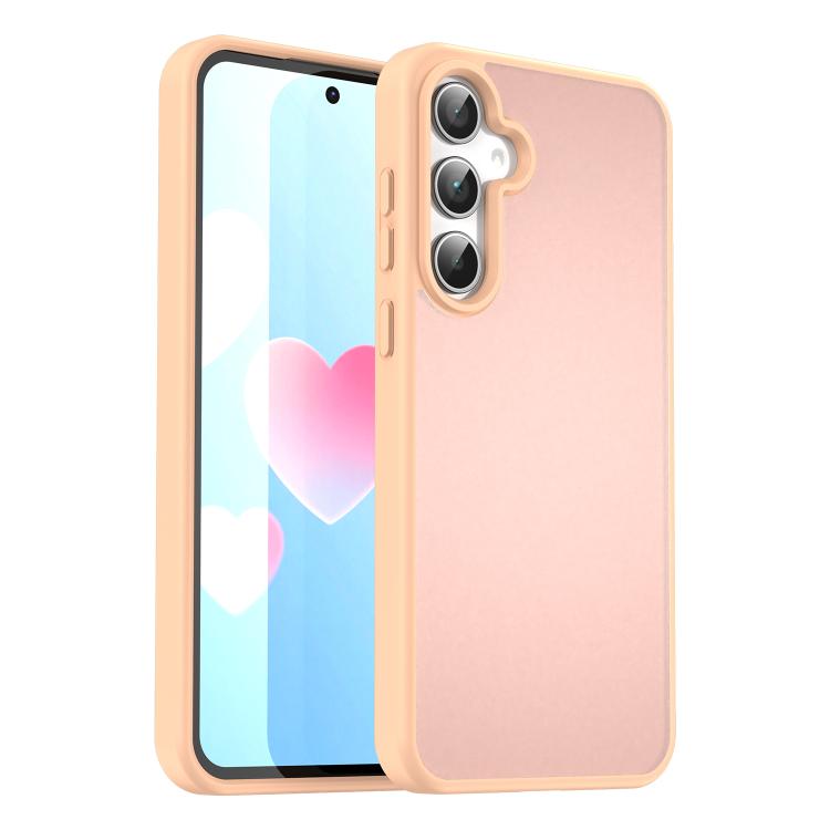 Custodia per telefono Fanying Series in PC ibrido TPU traslucido satinato, For Galaxy A06 4G, For Galaxy A35 5G