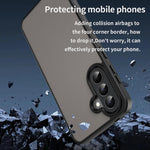 Custodia per telefono Fanying Series in PC ibrido TPU traslucido satinato, For Galaxy A57 5G, For Galaxy A06 5G