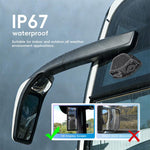Specchietto retrovisore elettronico digitale HD cablato da 10,36 pollici per camion con touchscreen e DVR BSD., without Memory Card, with 64GB Memory Card