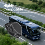 Specchietto retrovisore elettronico digitale HD cablato da 10,36 pollici per camion con touchscreen e DVR BSD., without Memory Card, with 64GB Memory Card