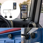Specchietto retrovisore elettronico digitale HD cablato con touchscreen da 10,36 pollici per camion, set 2 in 1 con DVR BSD.
