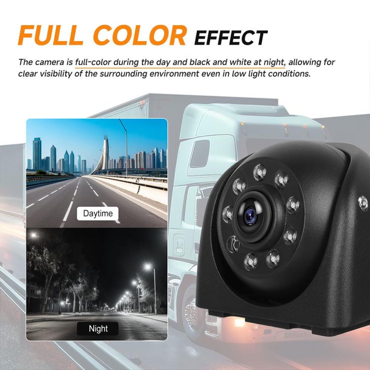 Specchietto retrovisore elettronico digitale HD cablato con touchscreen da 10,36 pollici per camion, set 2 in 1 con DVR BSD.