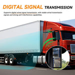 Specchietto retrovisore elettronico digitale HD cablato con touchscreen da 10,36 pollici per camion, set 2 in 1 con DVR BSD.